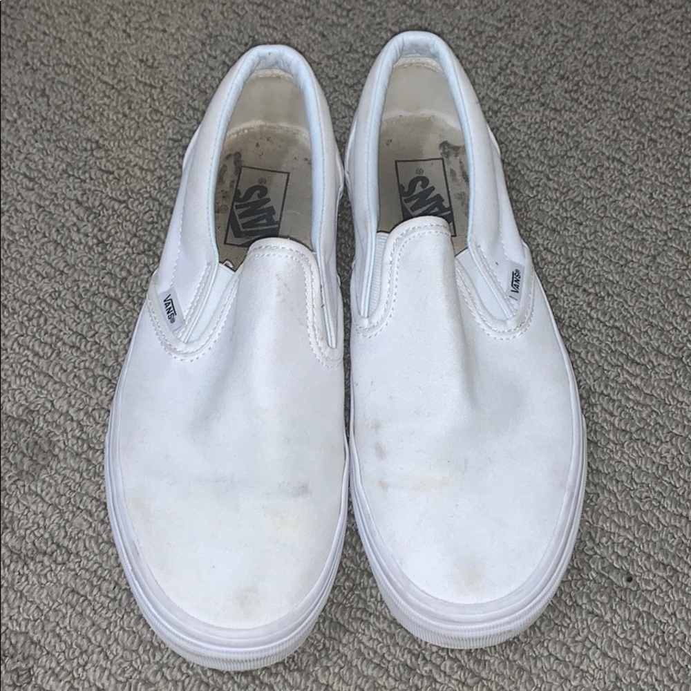 White Slip Vans